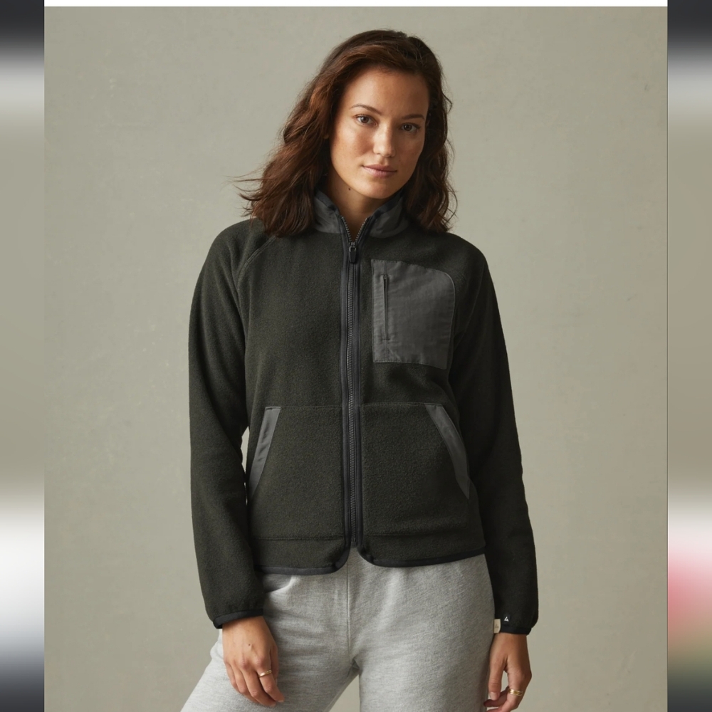 American Giant Women's Active Fleece Full Zip